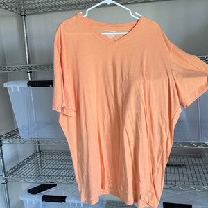 Banana Republic Peach V-Neck Men's Shirt